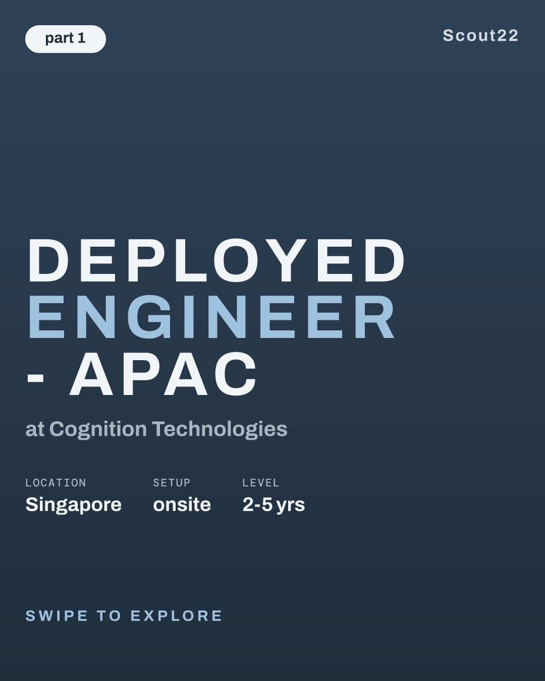 Deployed Engineer - APAC at Cognition Technologies