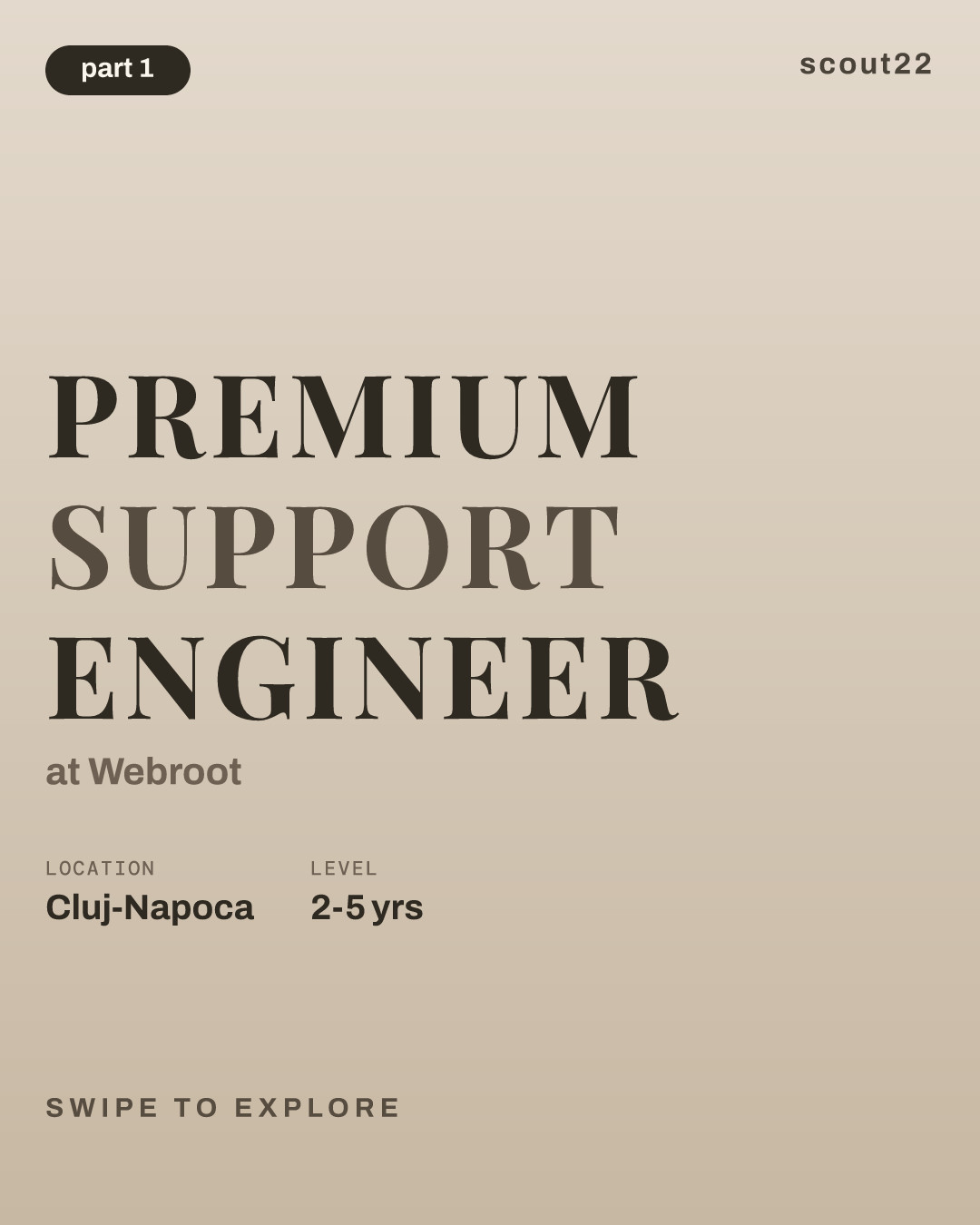 Premium Support Engineer at Webroot