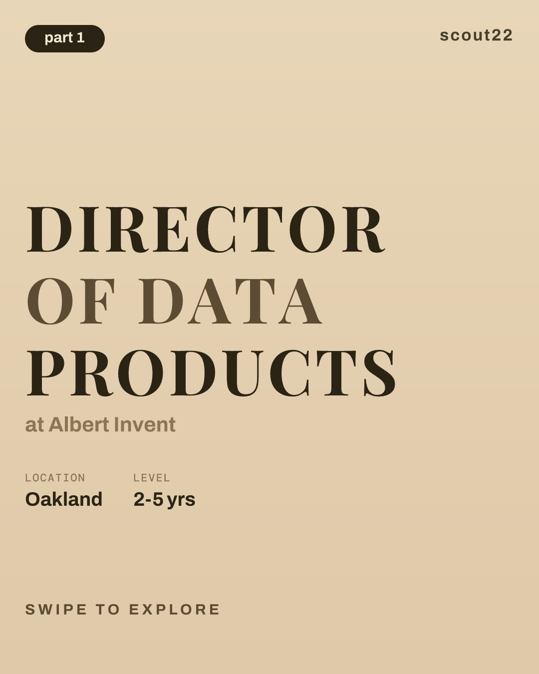 Director of Data Products at Albert Invent