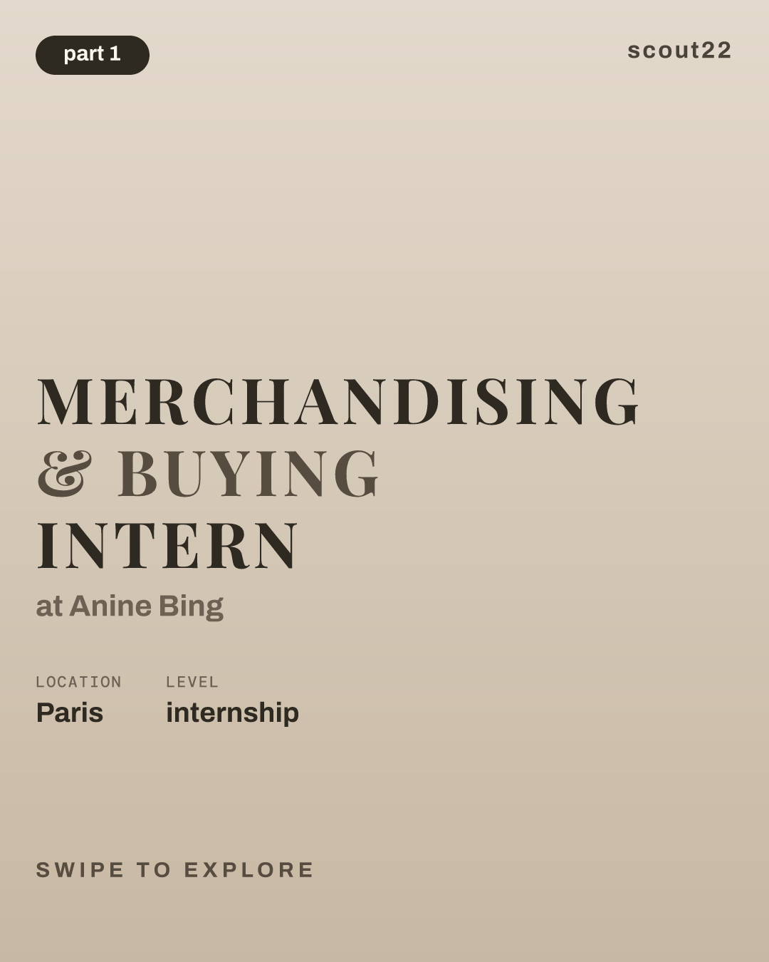 Merchandising & Buying Intern at Anine Bing