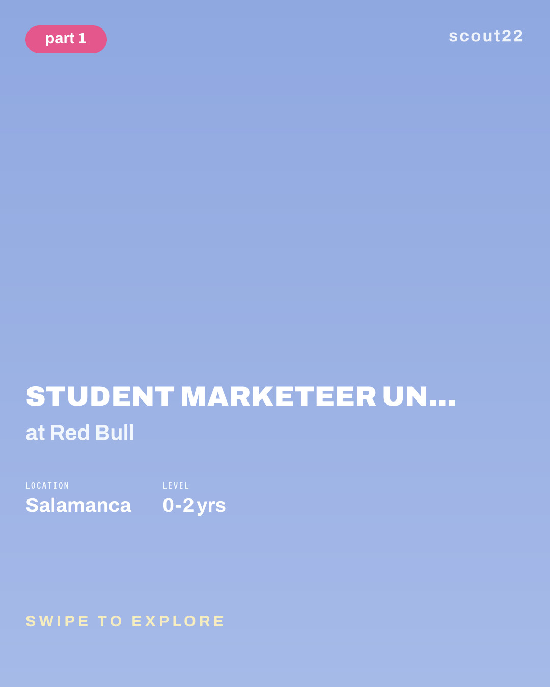 Student Marketeer Universidad de Salamanca at Red Bull