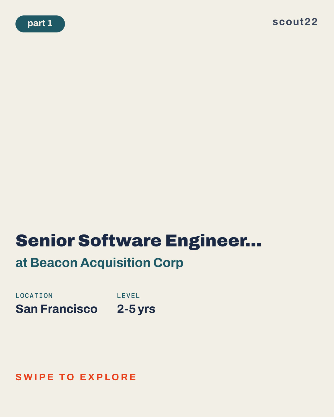 Senior Software Engineer - 99Pledges at Beacon Acquisition Corp