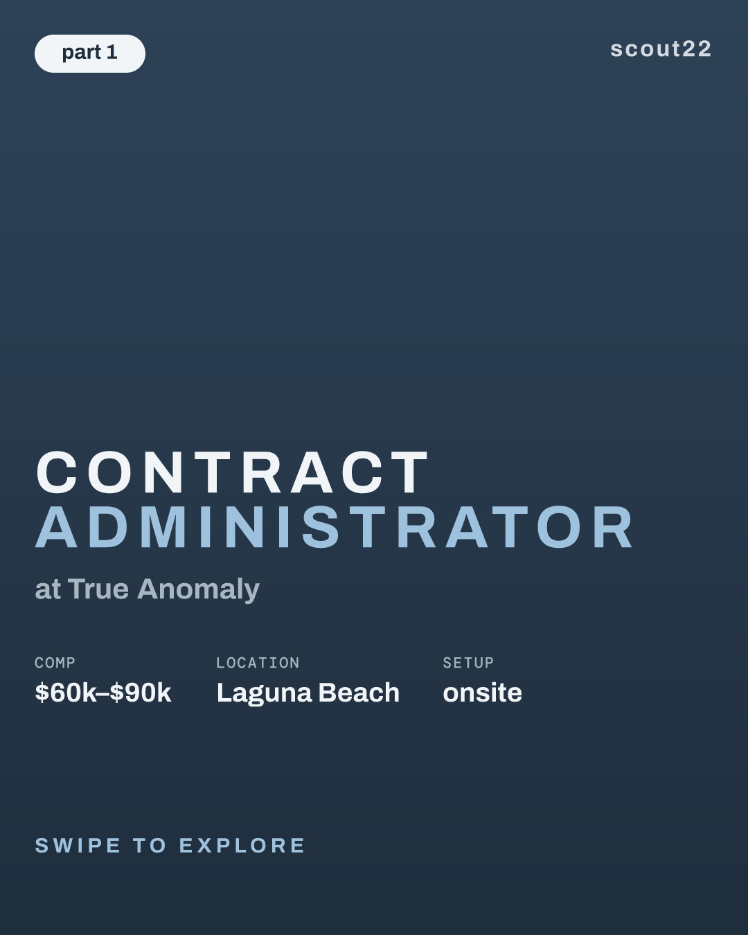 Contract Administrator at True Anomaly