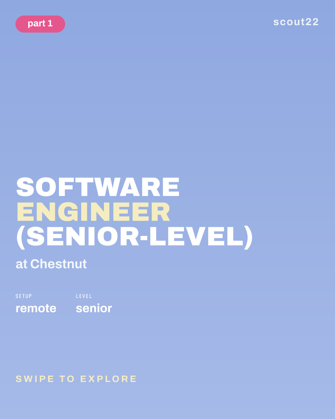 Software Engineer (Senior-Level) at Chestnut