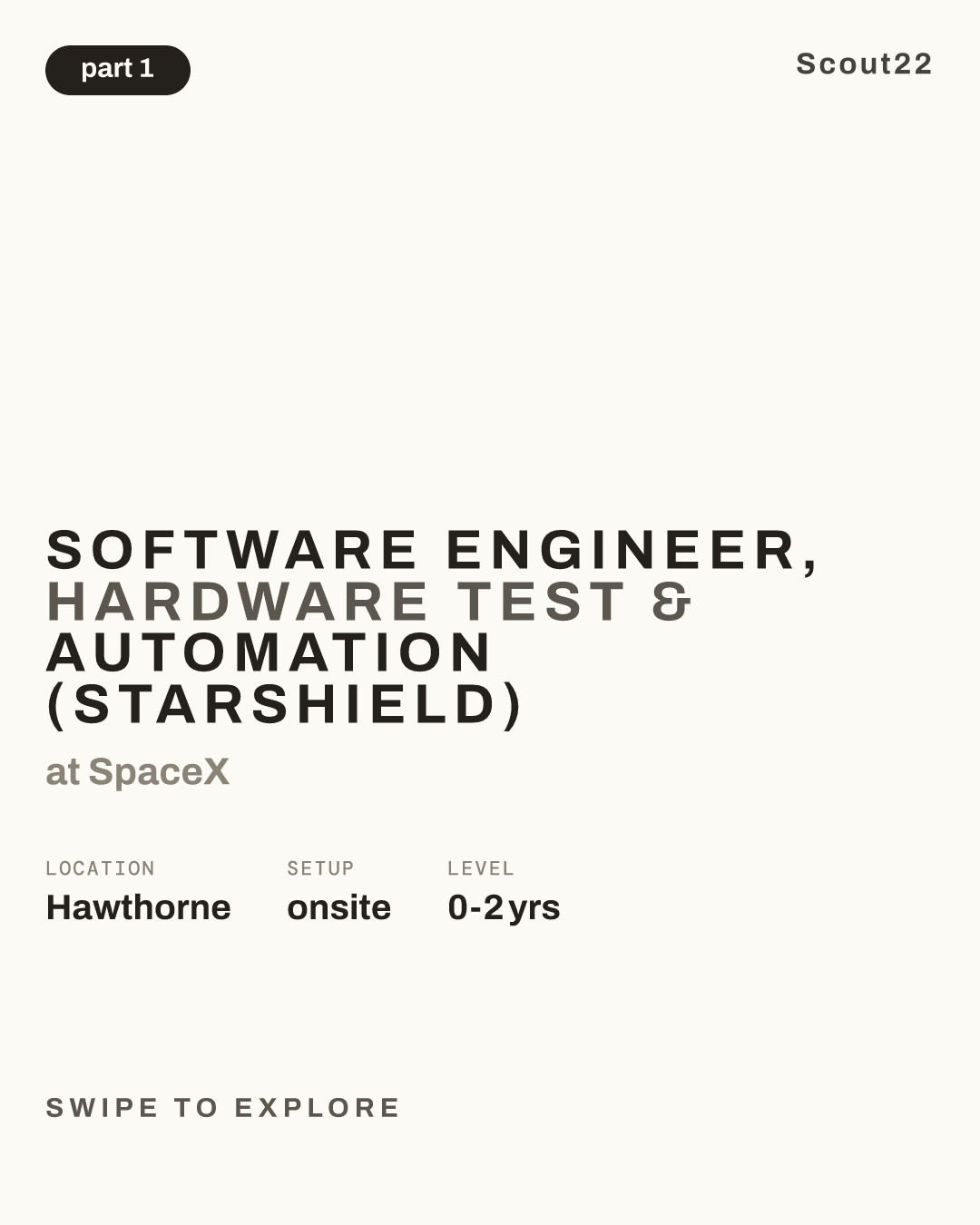 Software Engineer, Hardware Test & Automation (Starshield) at SpaceX