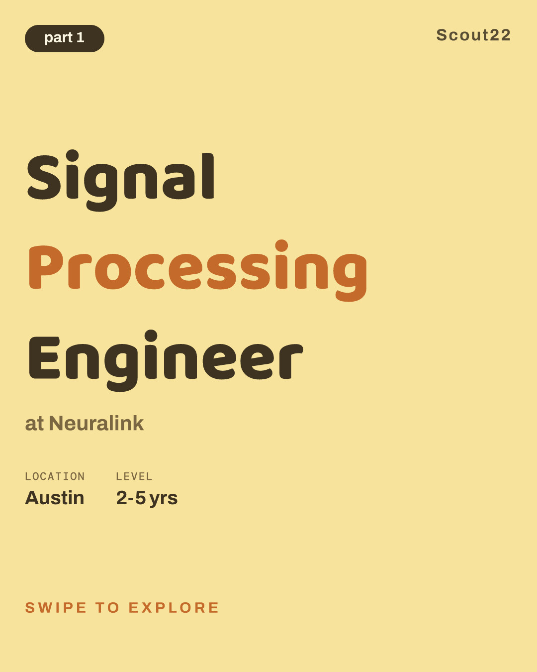 Signal Processing Engineer at Neuralink