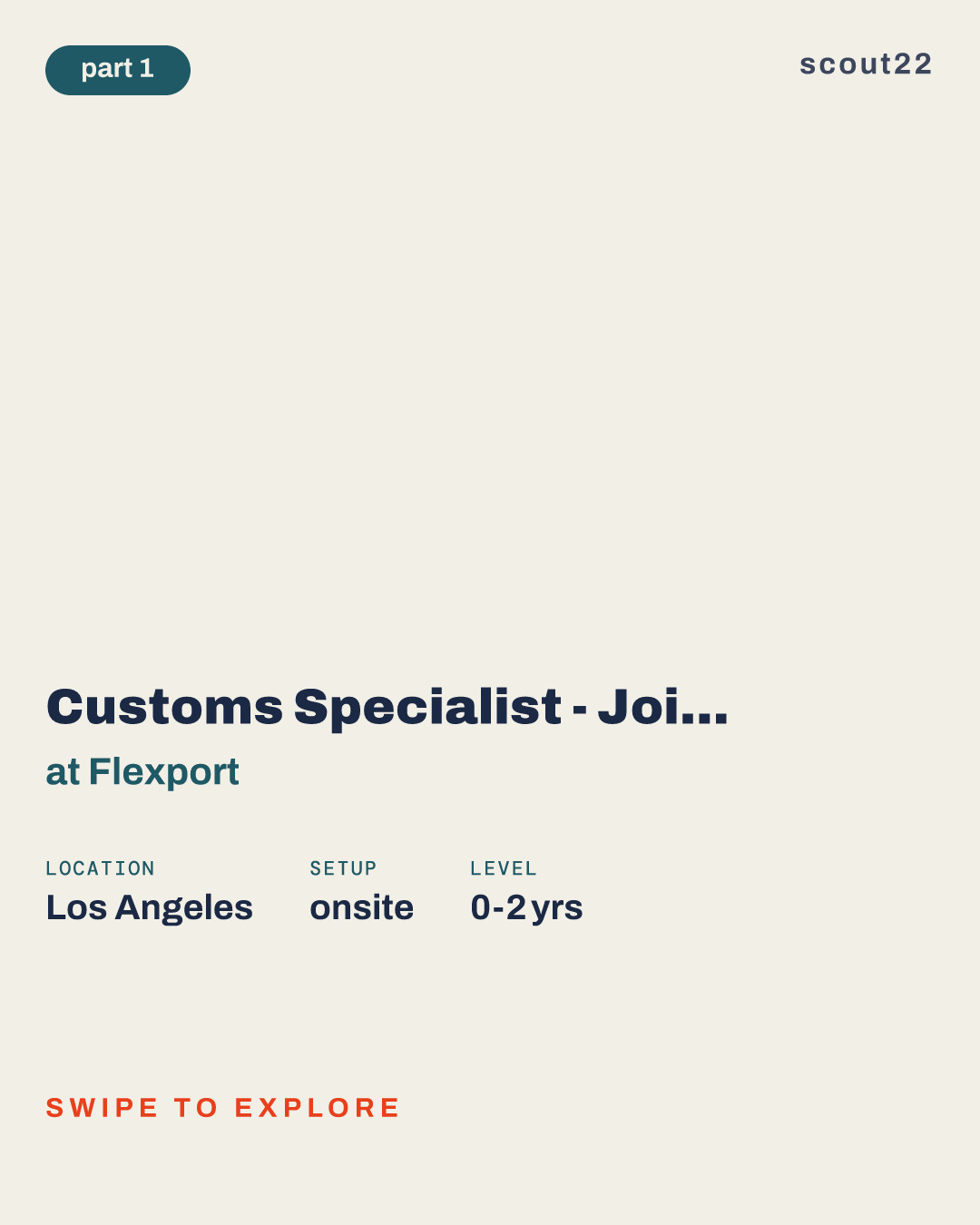Customs Specialist - Join Our Talent Community at Flexport