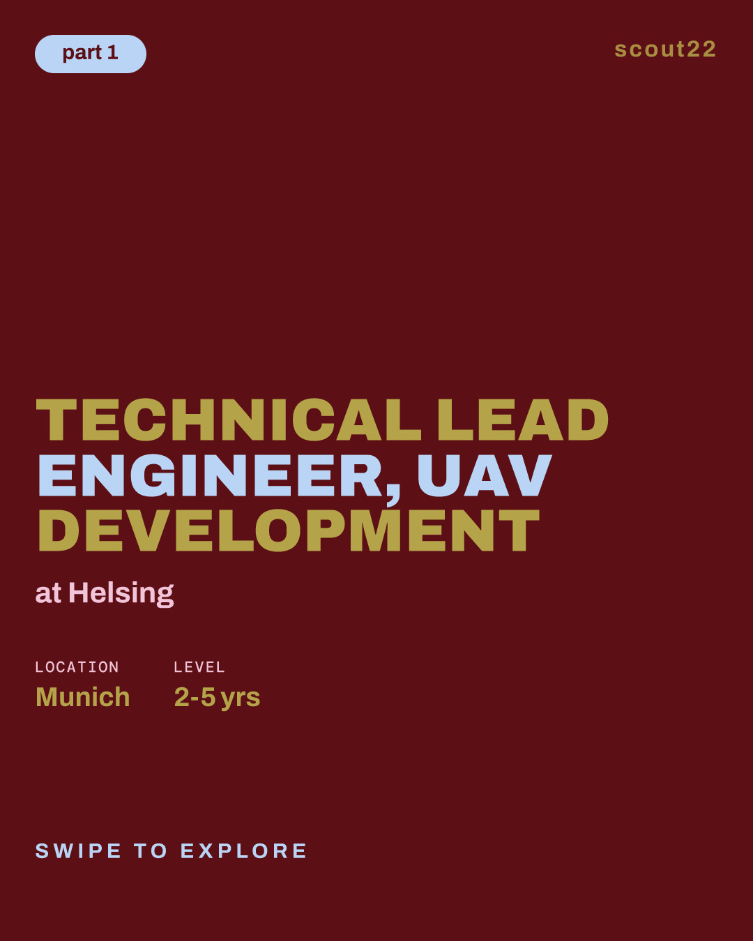 Technical Lead Engineer, UAV Development at Helsing