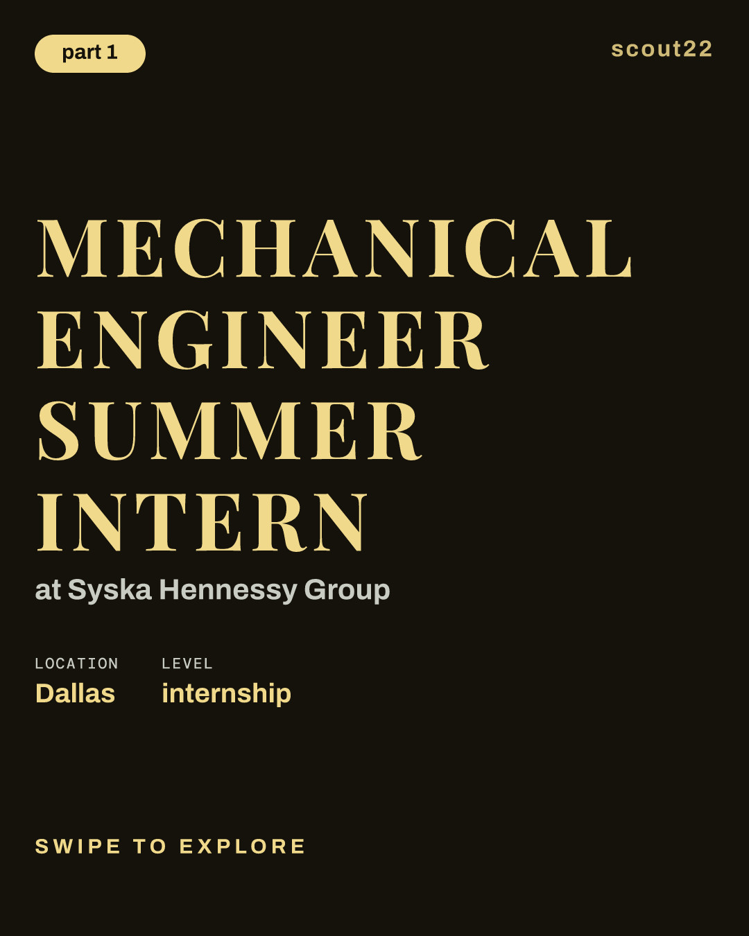 Mechanical Engineer Summer Intern at Syska Hennessy Group