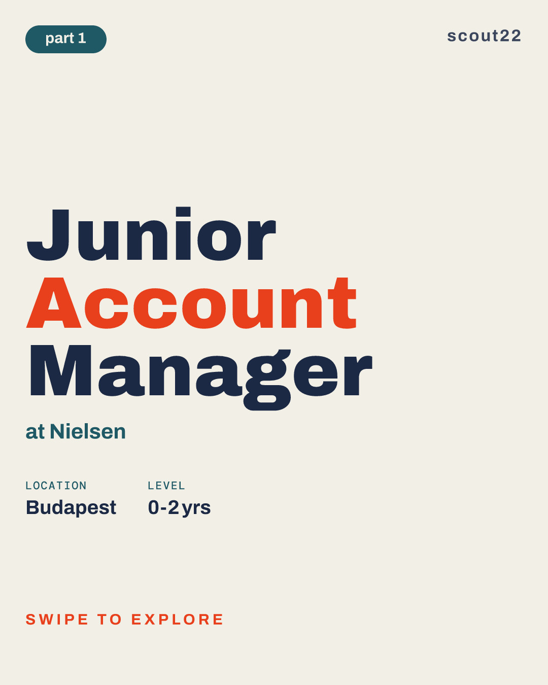 Junior Account Manager at Nielsen