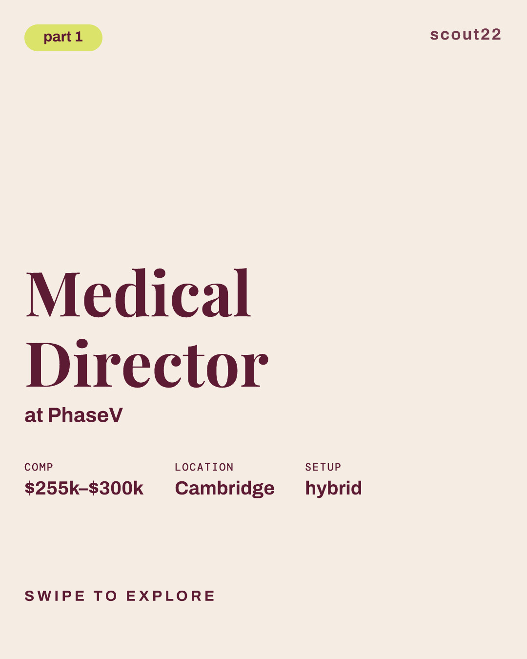 Medical Director at PhaseV