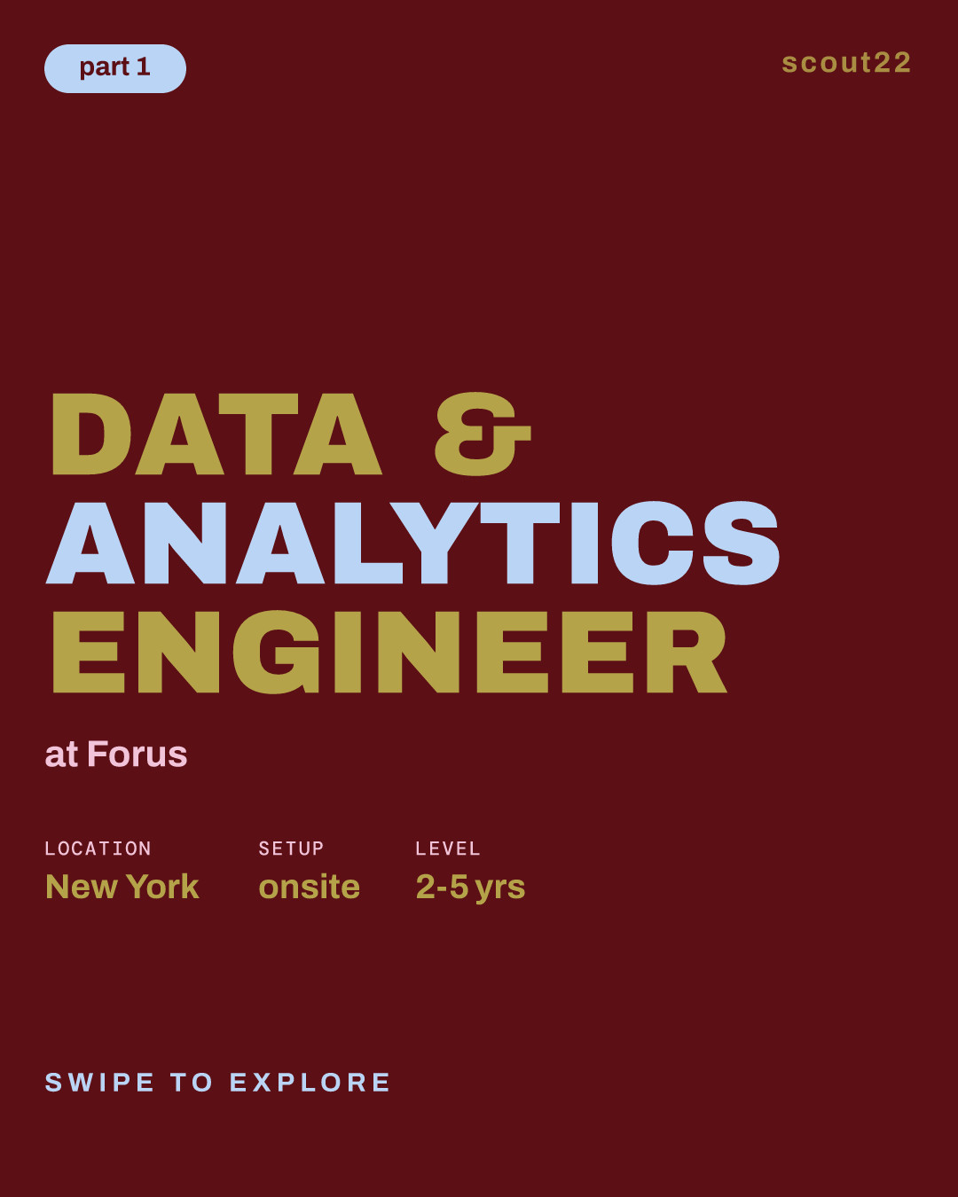 Data & Analytics Engineer at Forus
