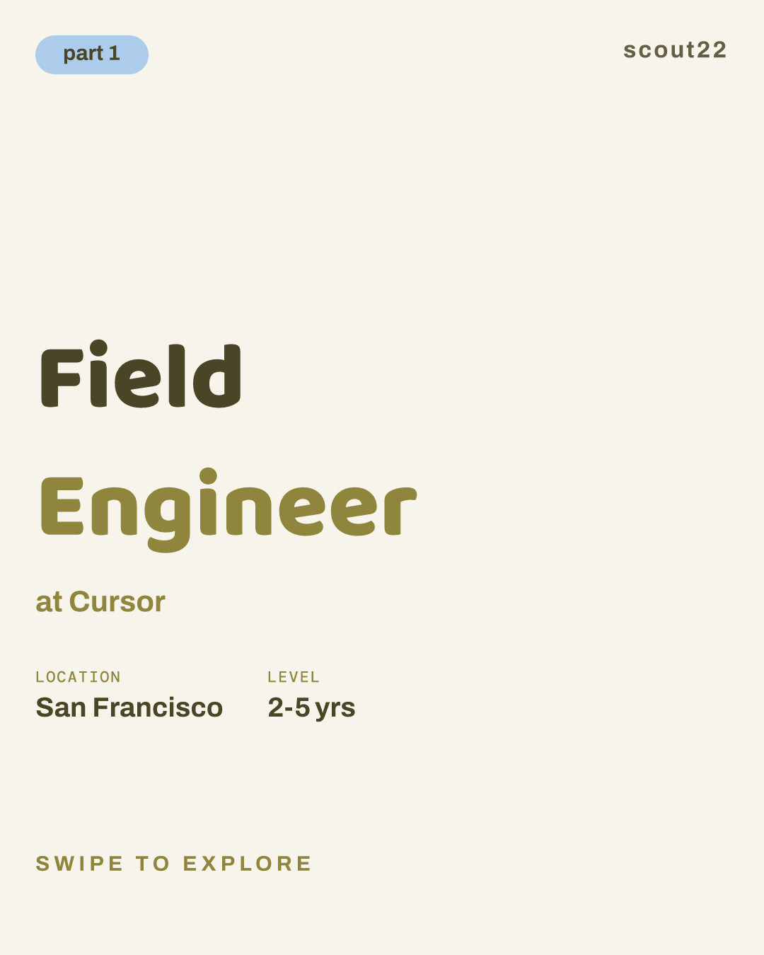 Field Engineer at Cursor