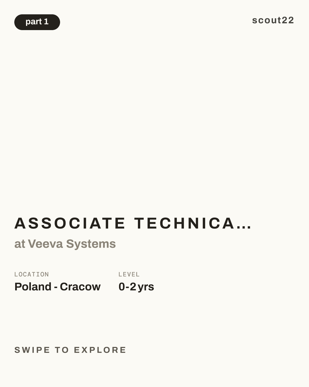 Associate Technical Consultant - Entry-Level Consulting at Veeva Systems