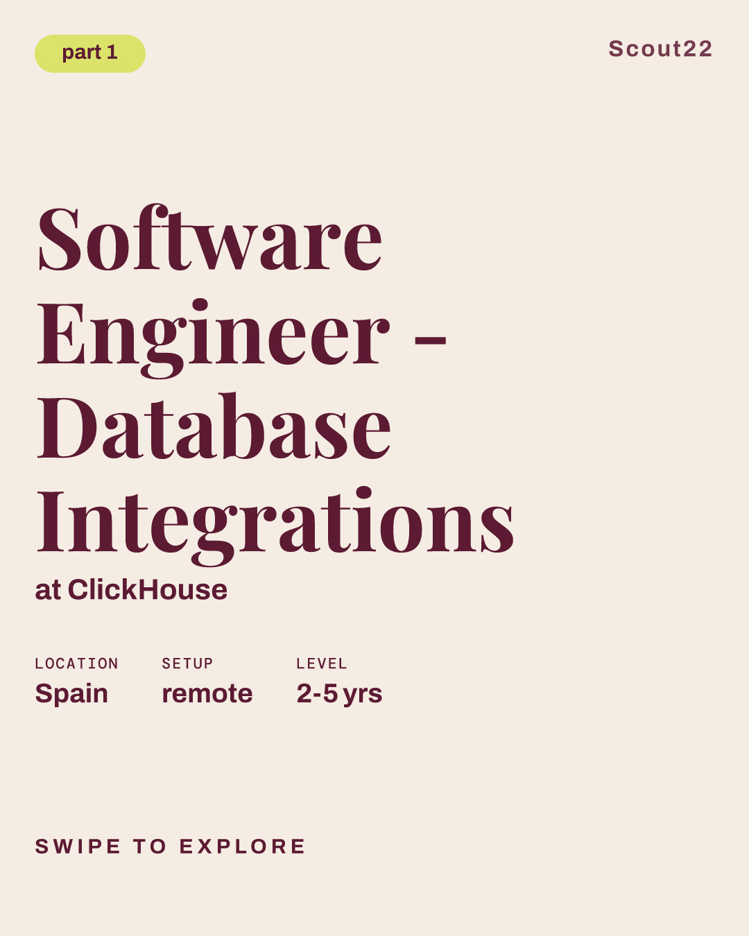 Software Engineer - Database Integrations at ClickHouse