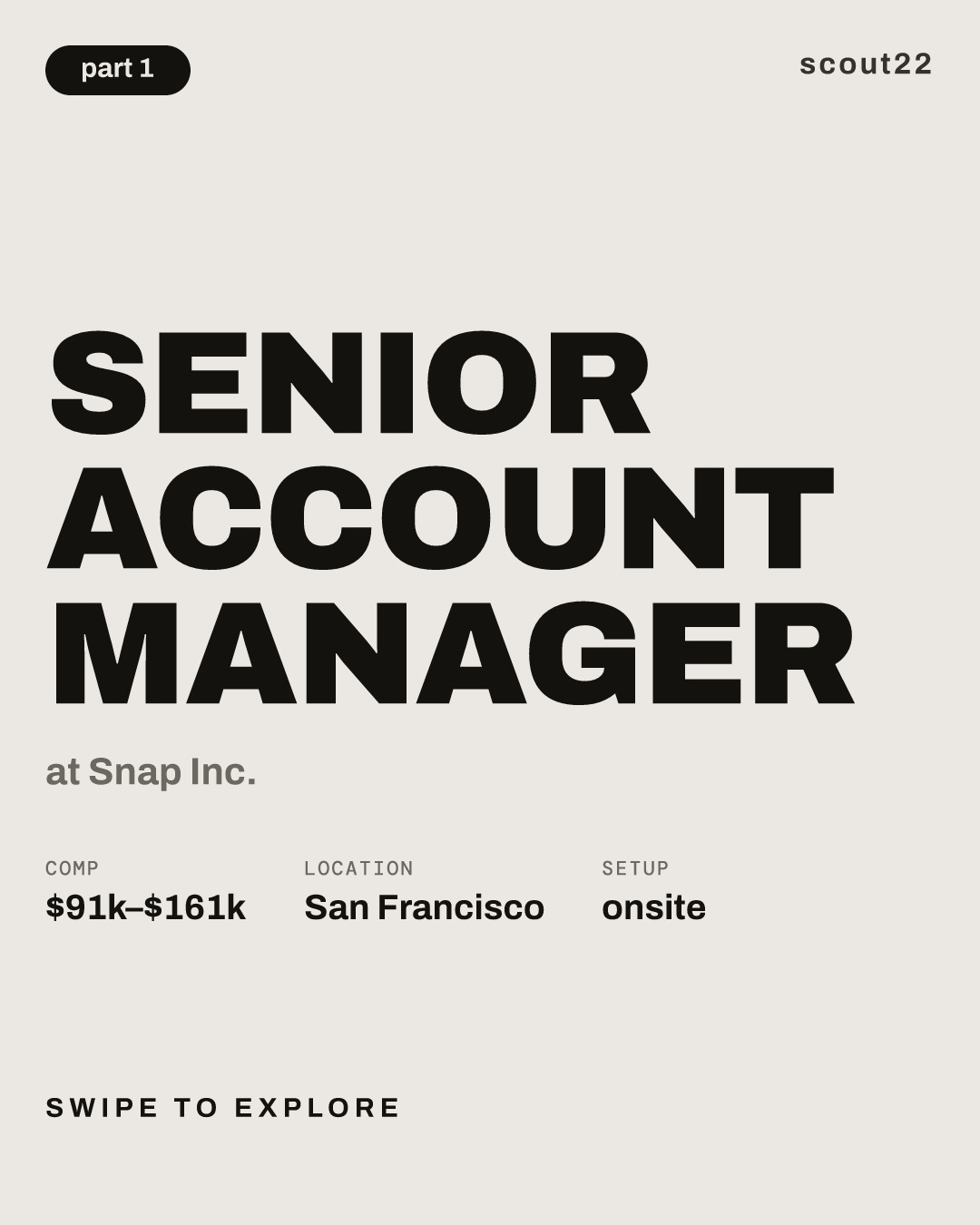 Senior Account Manager at Snap Inc.