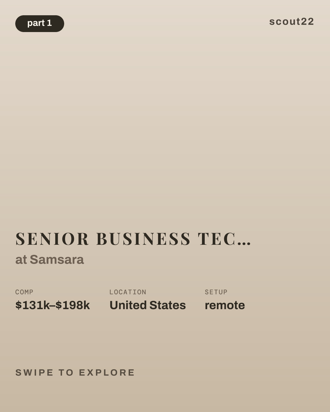 Senior Business Technology Product Manager- Supply Chain at Samsara