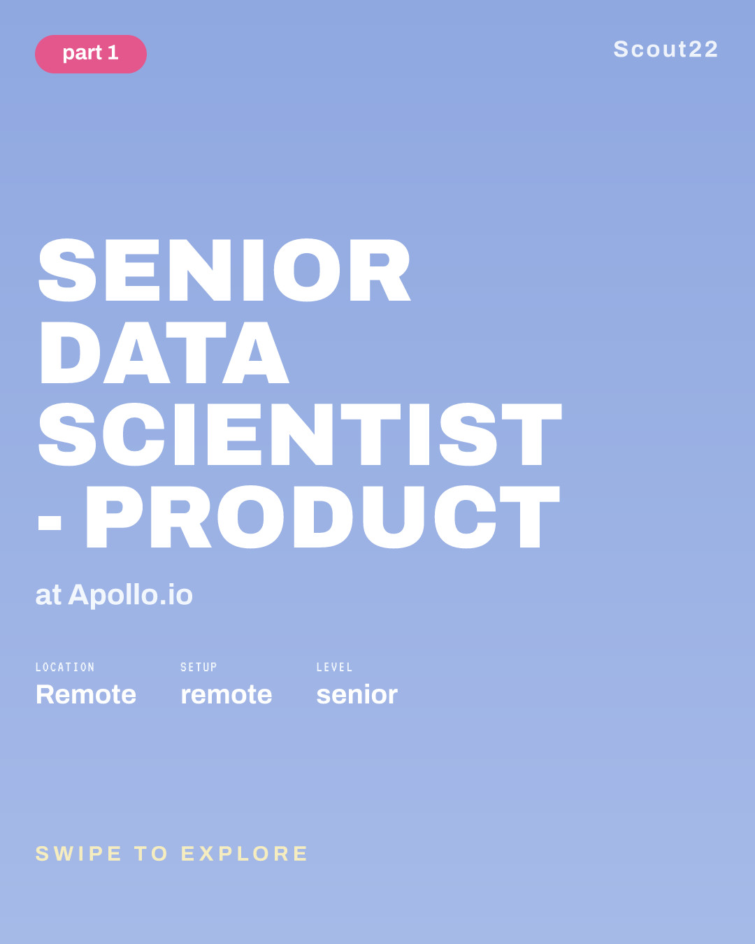 Senior Data Scientist - Product at Apollo.io