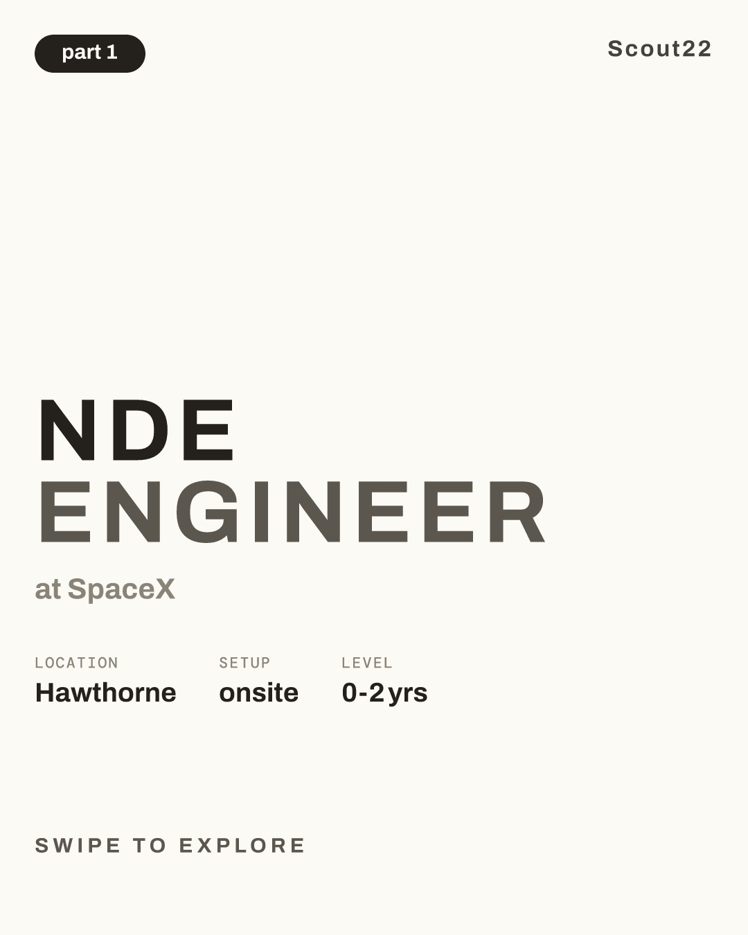 NDE Engineer at SpaceX