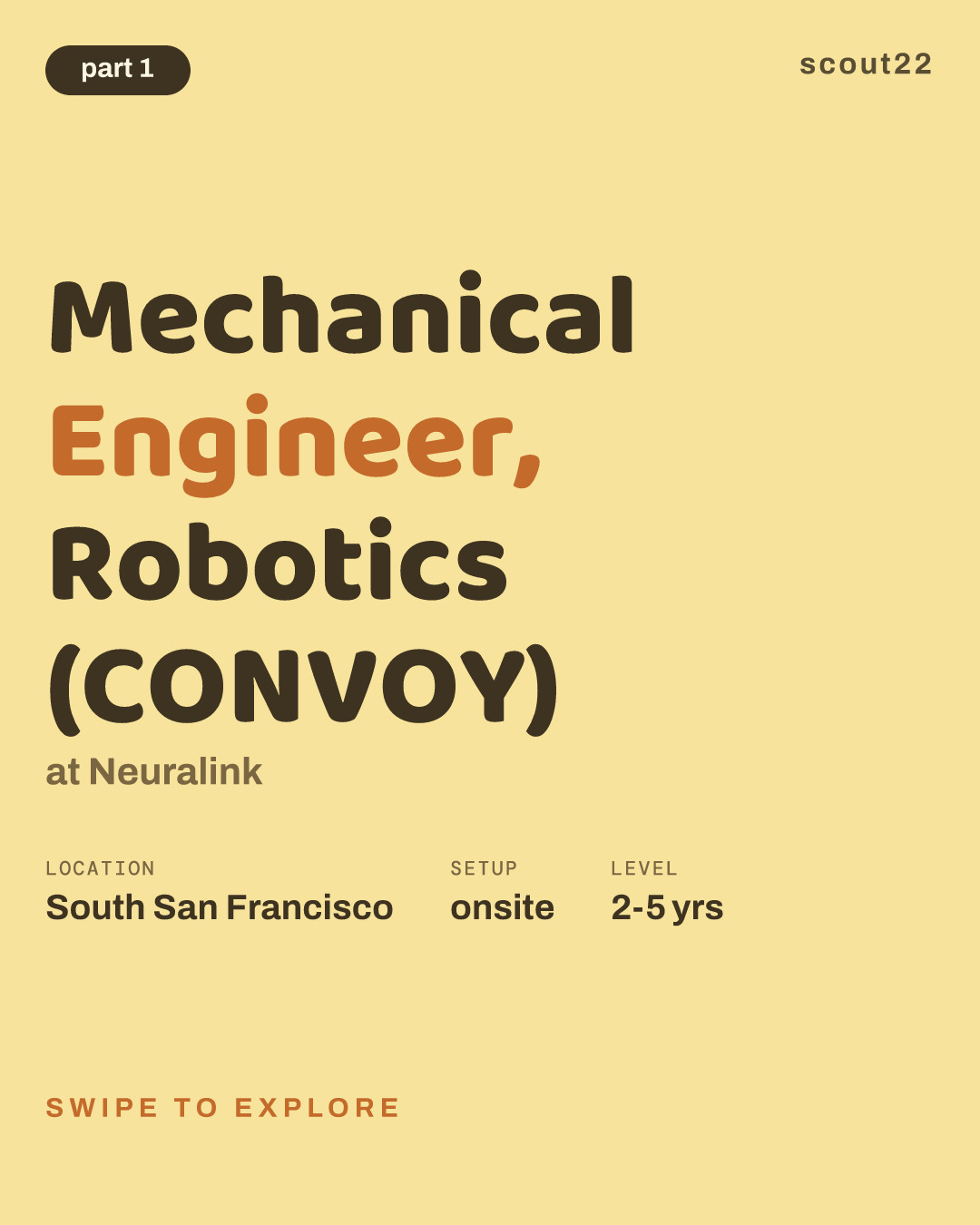 Mechanical Engineer, Robotics (CONVOY) at Neuralink