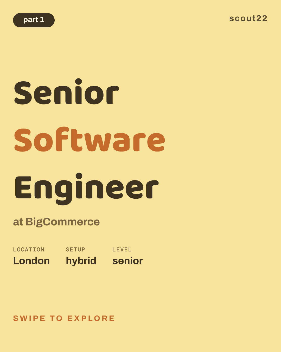 Senior Software Engineer at BigCommerce