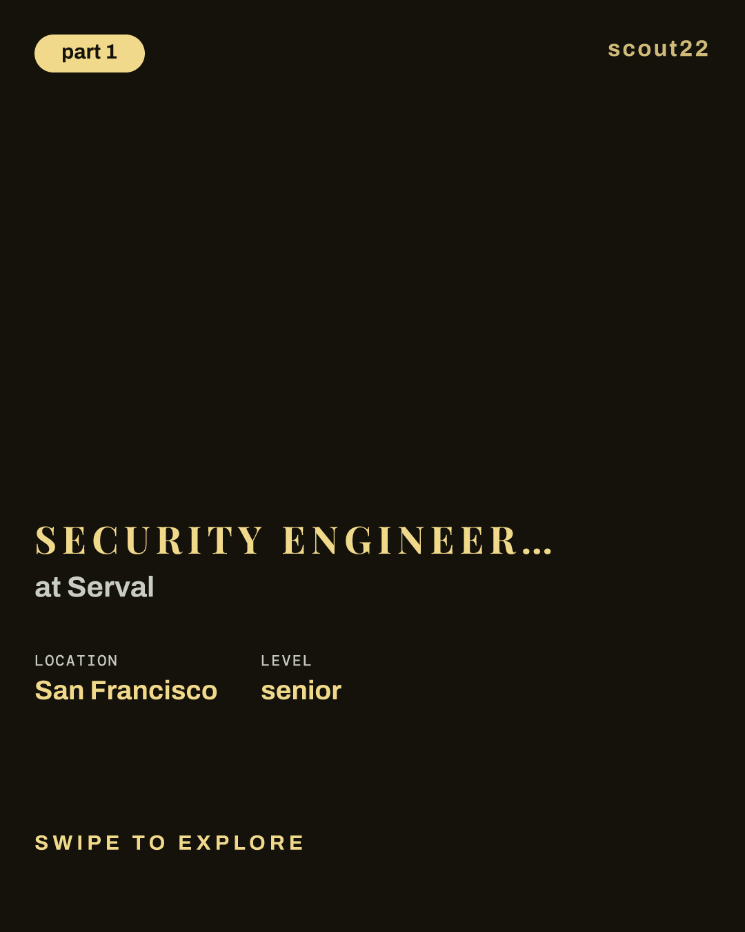 Security Engineer, Detection and Response at Serval
