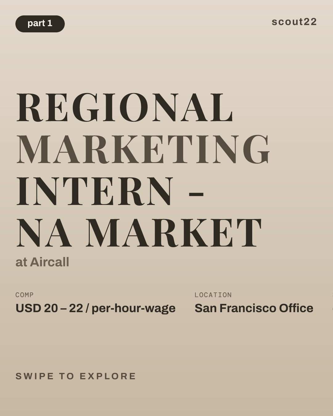 Regional Marketing Intern - NA Market at Aircall
