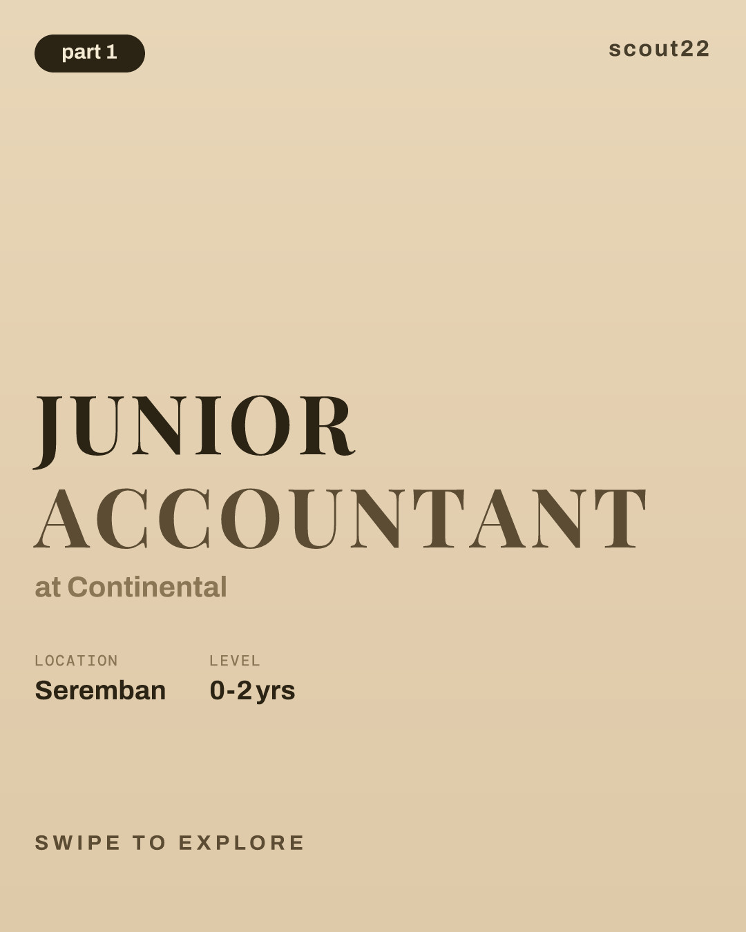 Junior Accountant at Continental