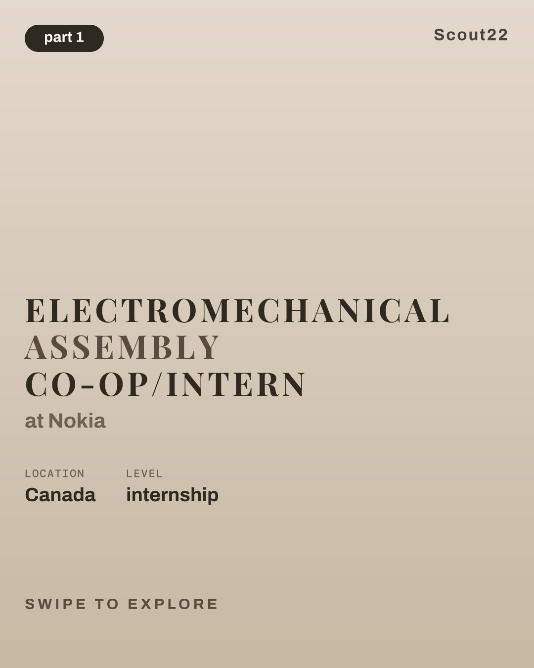 Electromechanical Assembly Co-op/Intern at Nokia