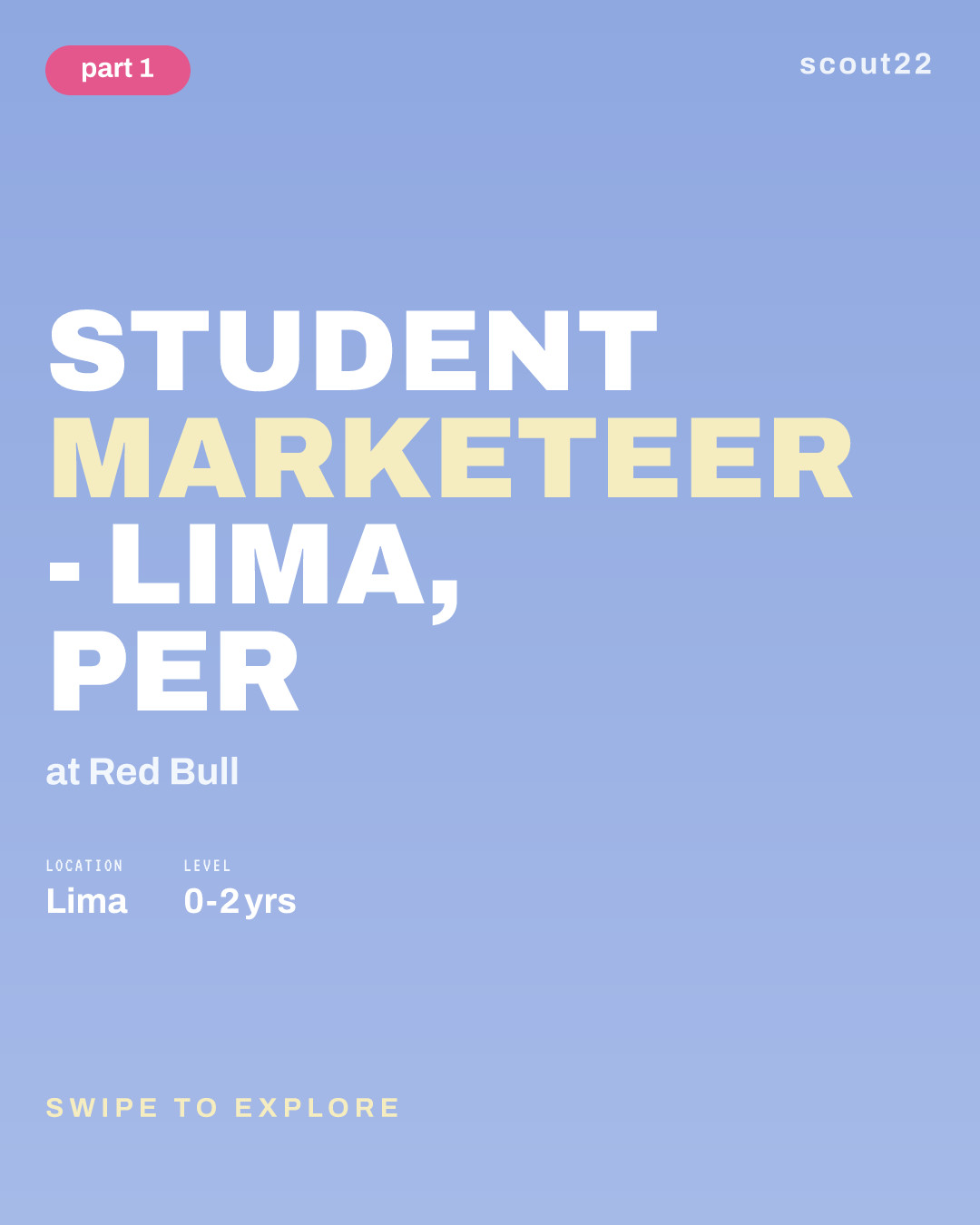 Student Marketeer - Lima, Perú at Red Bull