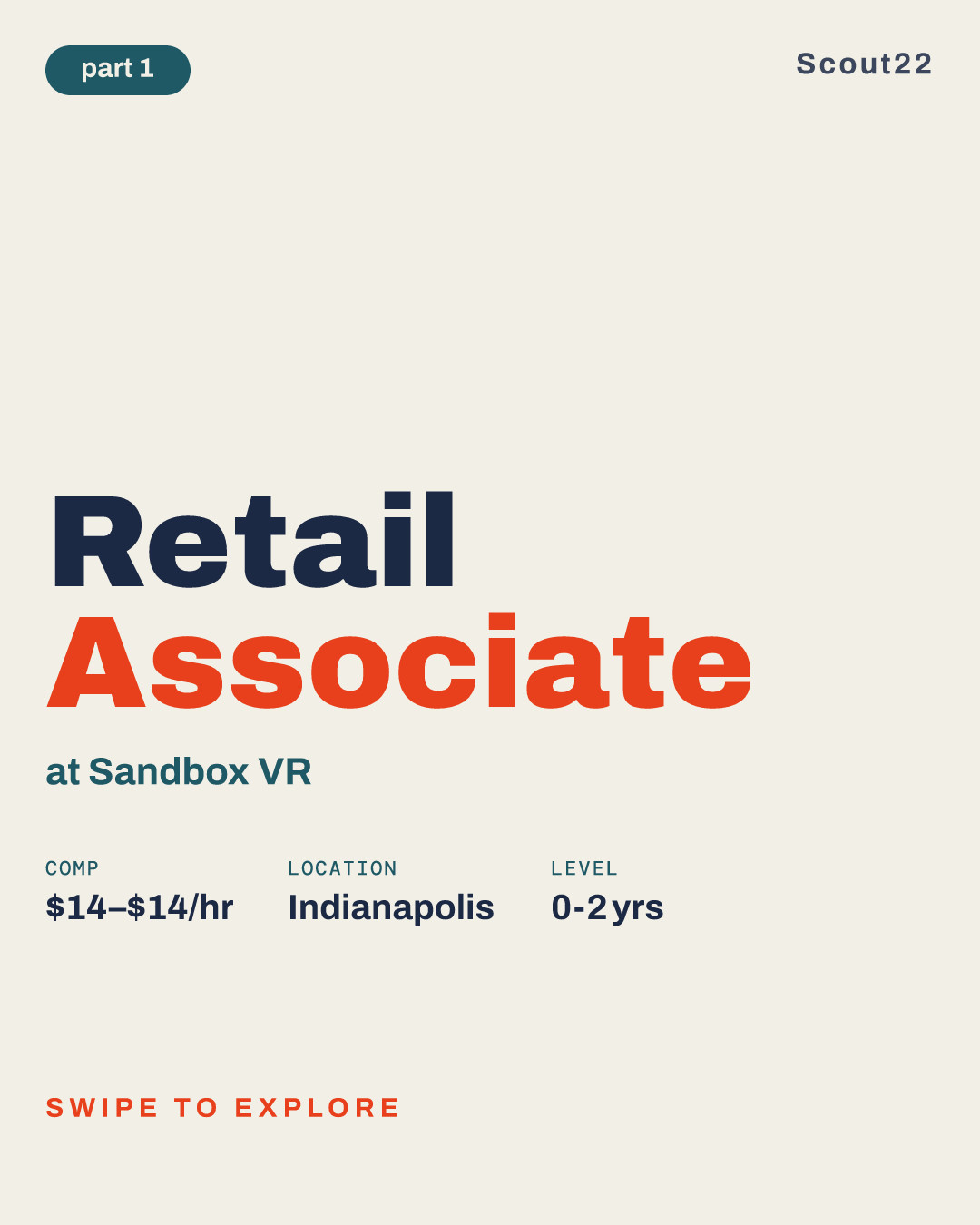 Retail Associate at Sandbox VR
