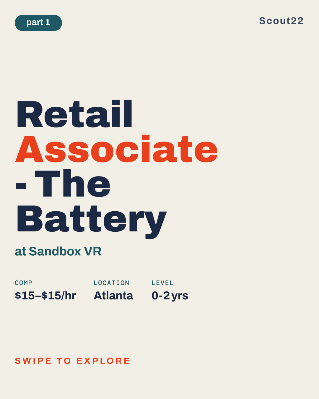 Retail Associate - The Battery at Sandbox VR