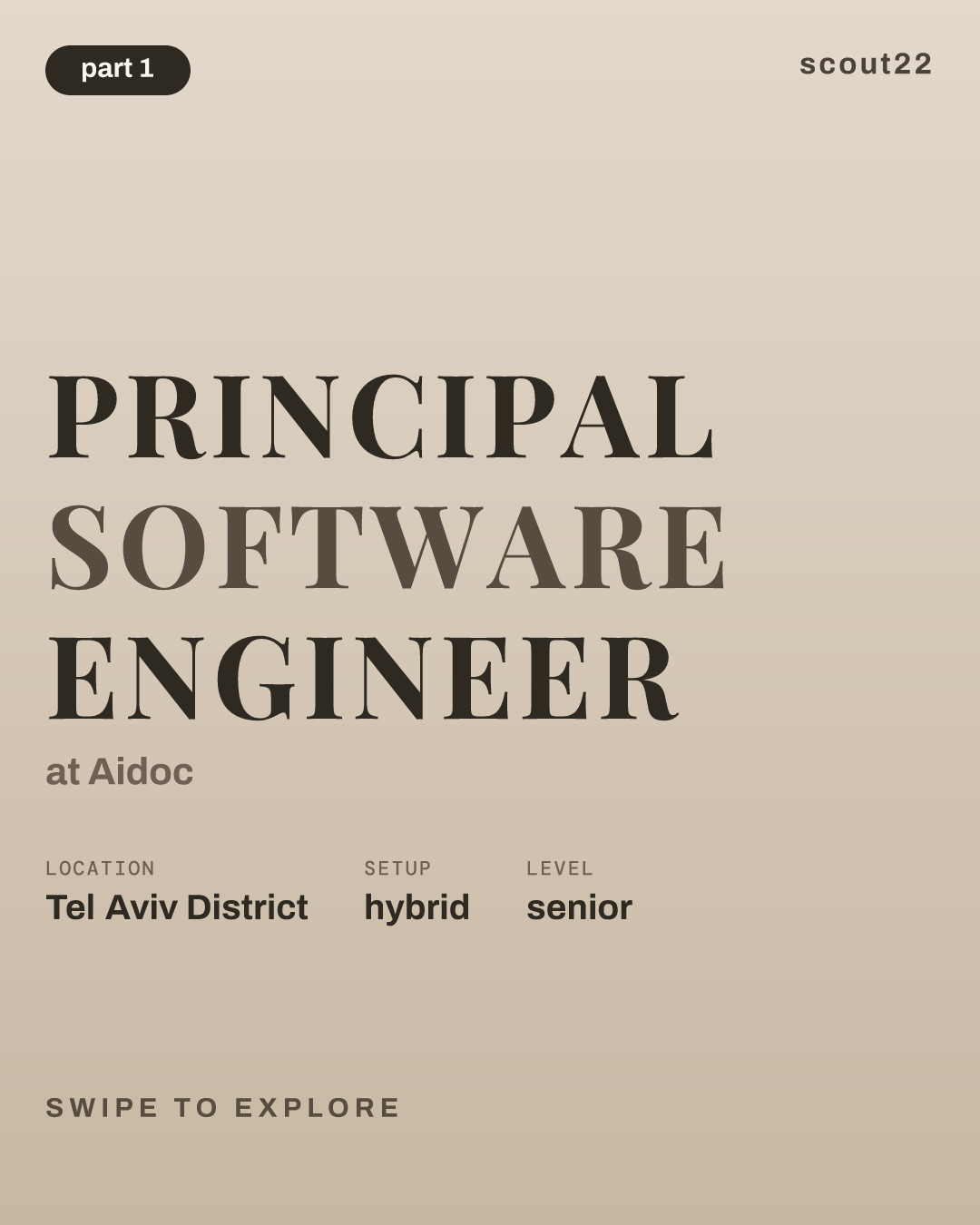 Principal Software Engineer at Aidoc