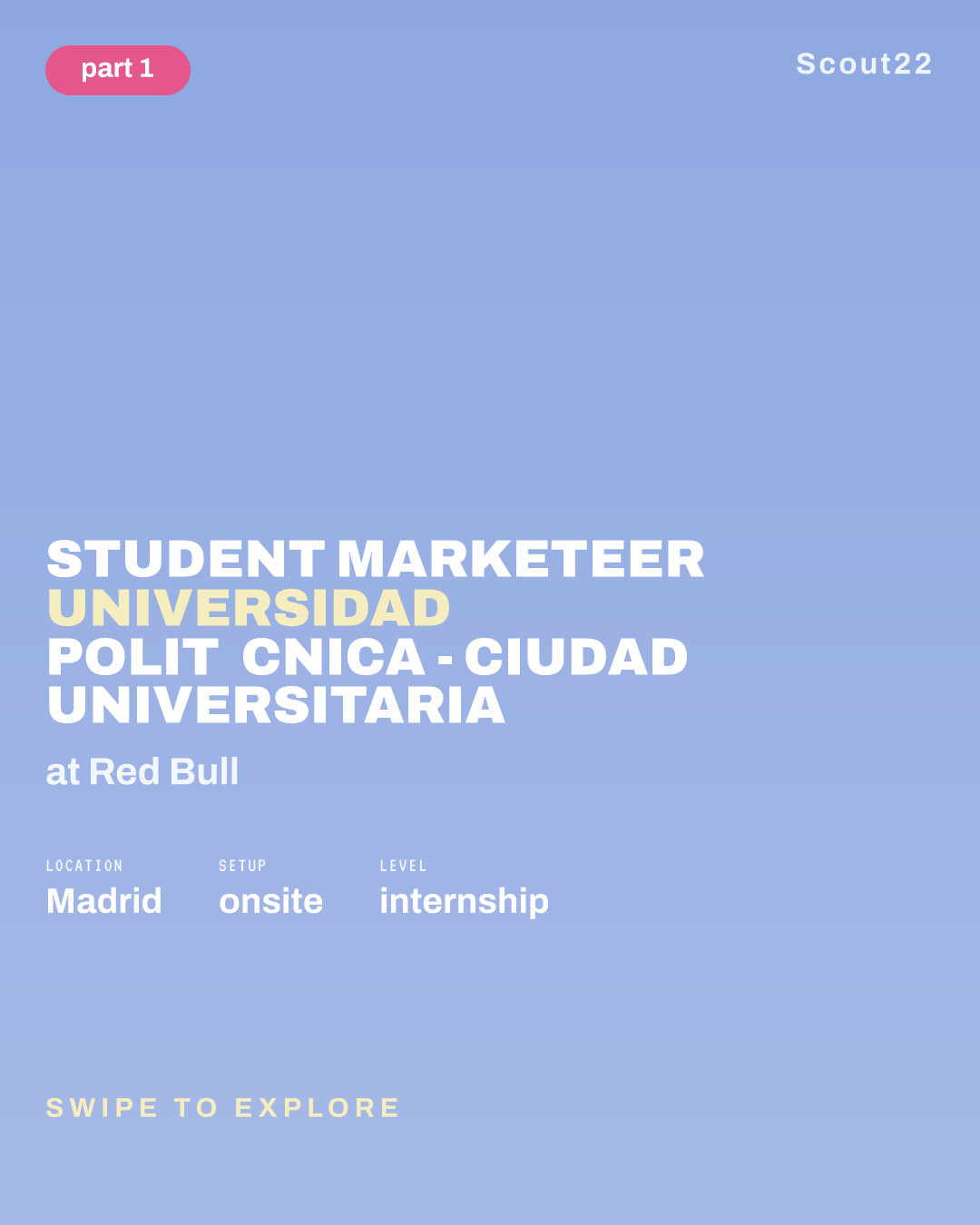 Student Marketeer Universidad Politécnica - Ciudad Universitaria at Red Bull