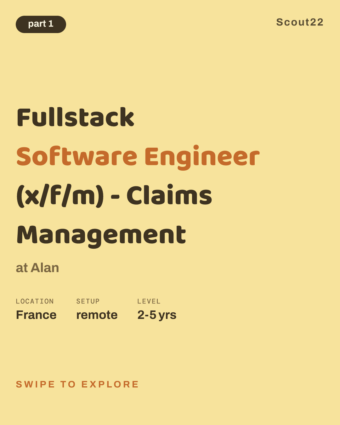 Fullstack Software Engineer (x/f/m) - Claims Management at Alan
