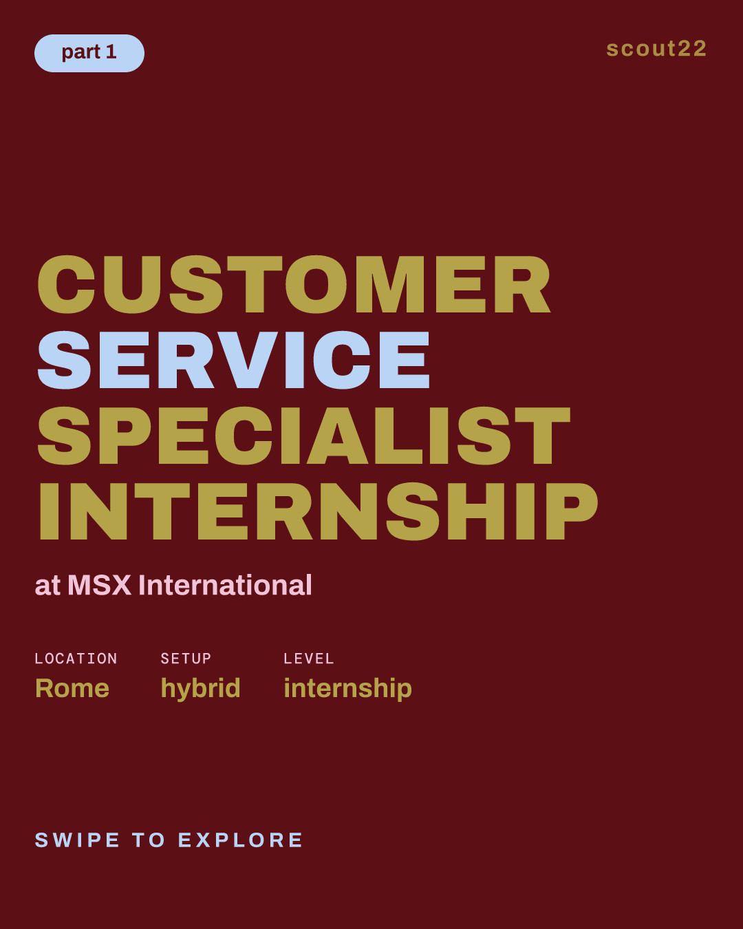 Customer Service Specialist Internship at MSX International