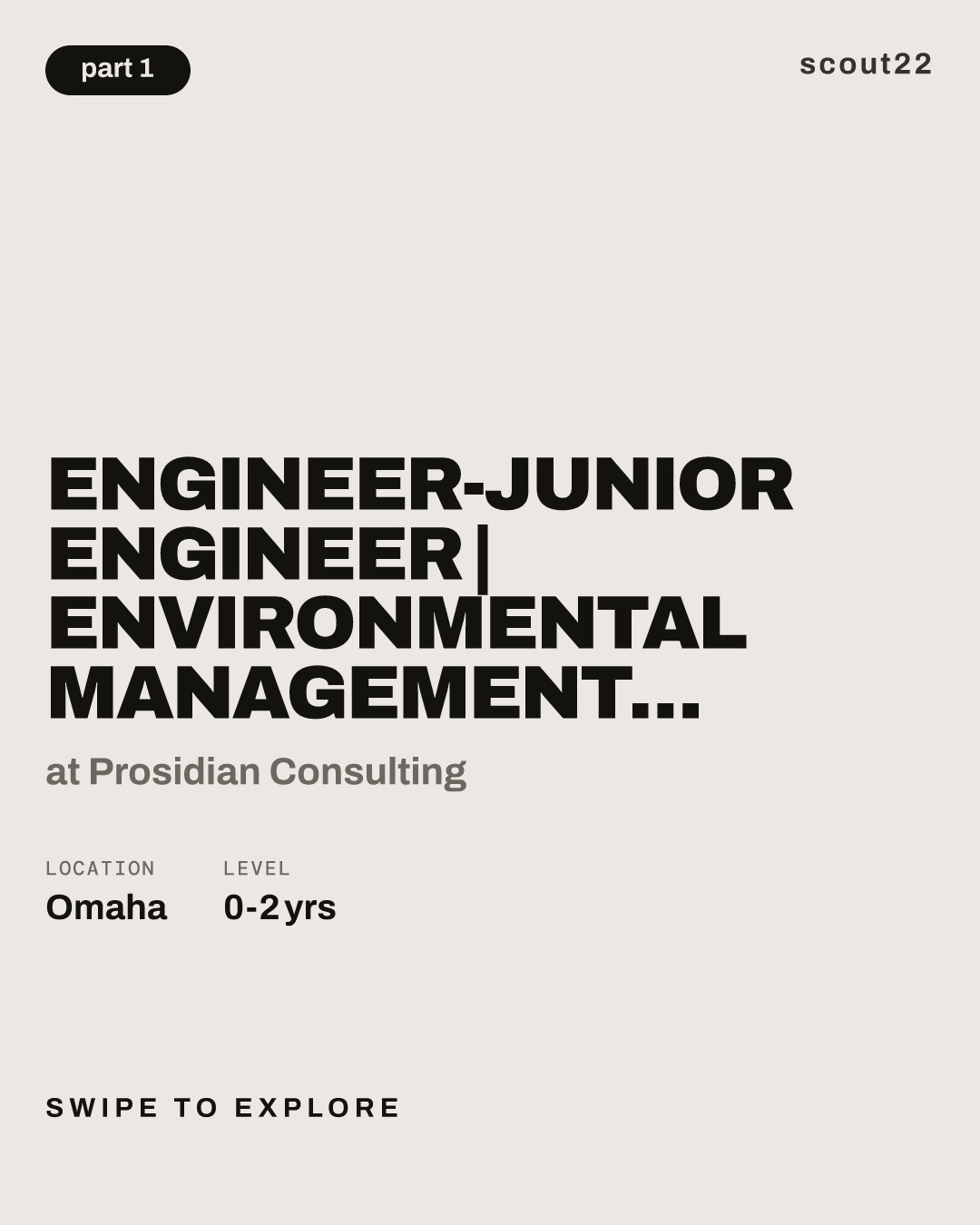 Engineer-Junior Engineer | Environmental Management [USACE017022] at Prosidian Consulting
