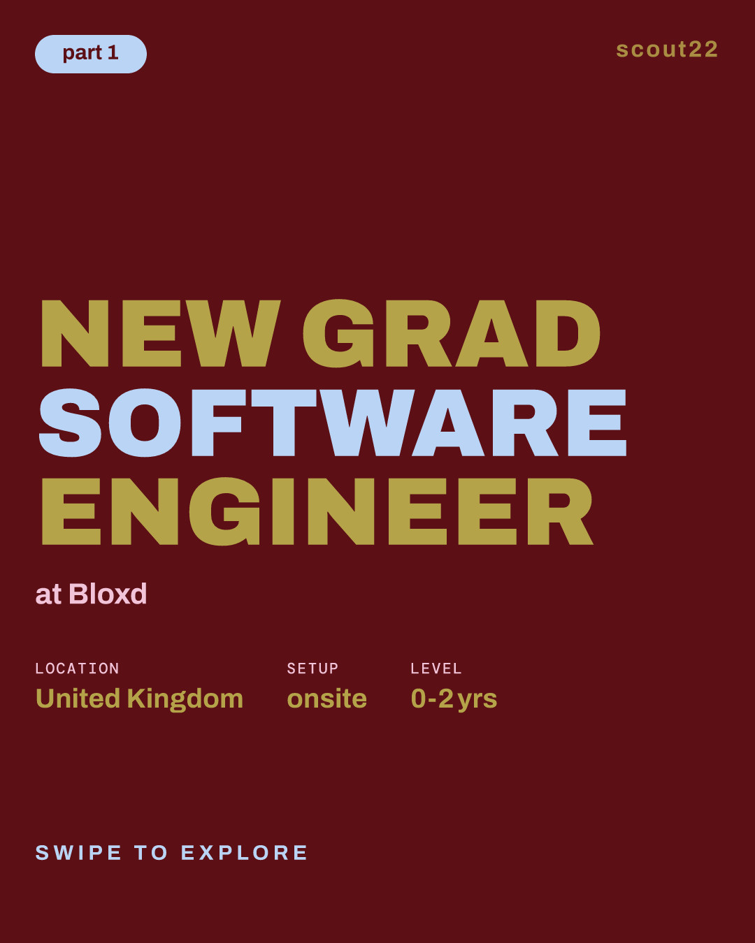 New Grad Software Engineer at Bloxd