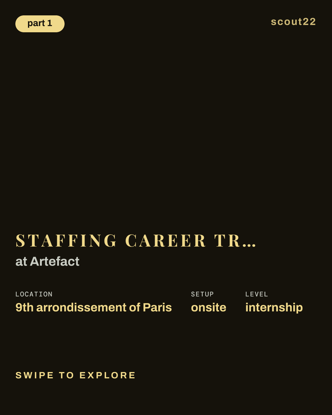 Staffing Career Track Intern / Apprenticeship (H/F) - PARIS at Artefact