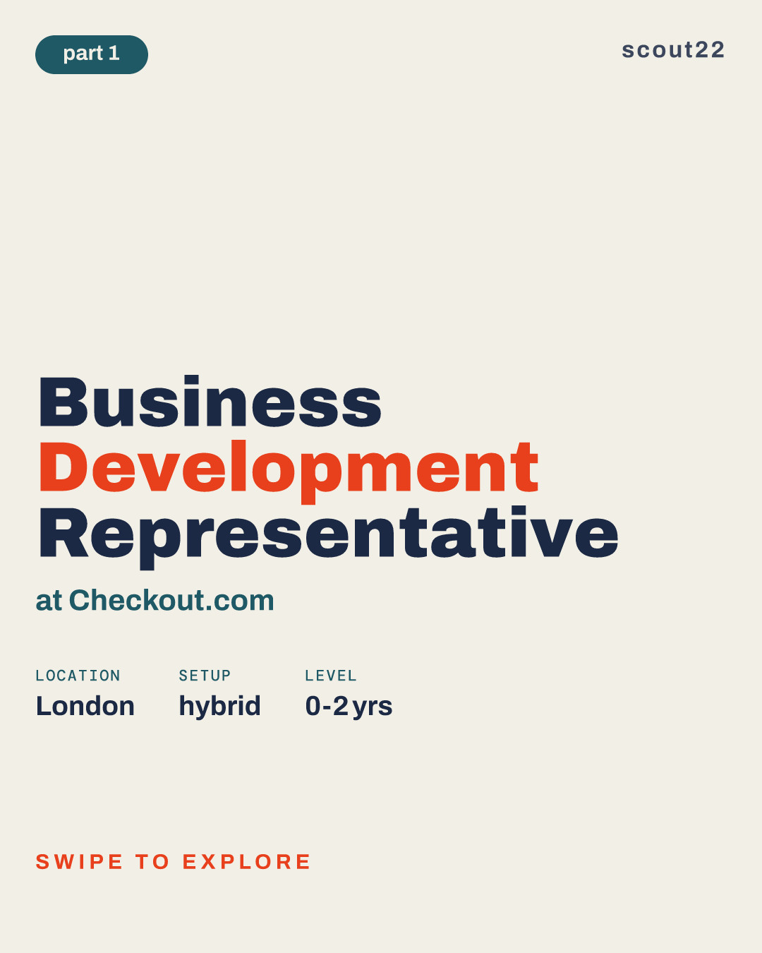 Business Development Representative at Checkout.com