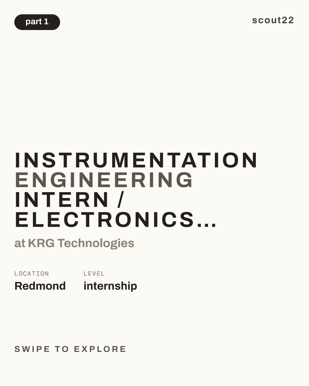 Instrumentation Engineering Intern / Electronics Engineering Intern at KRG Technologies