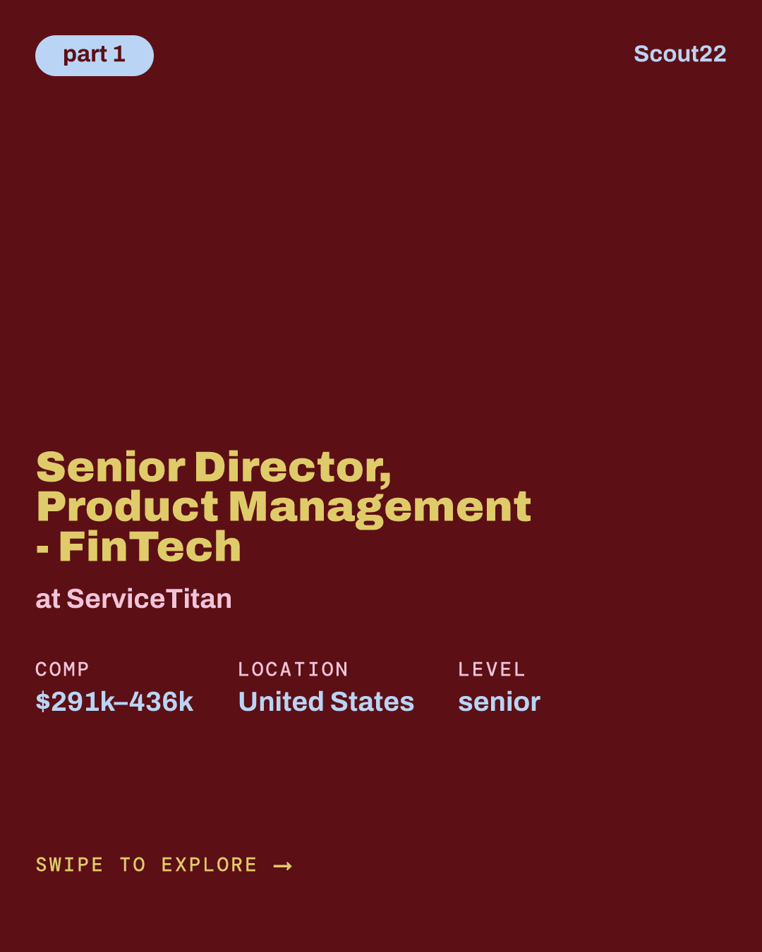Senior Director, Product Management - FinTech at ServiceTitan