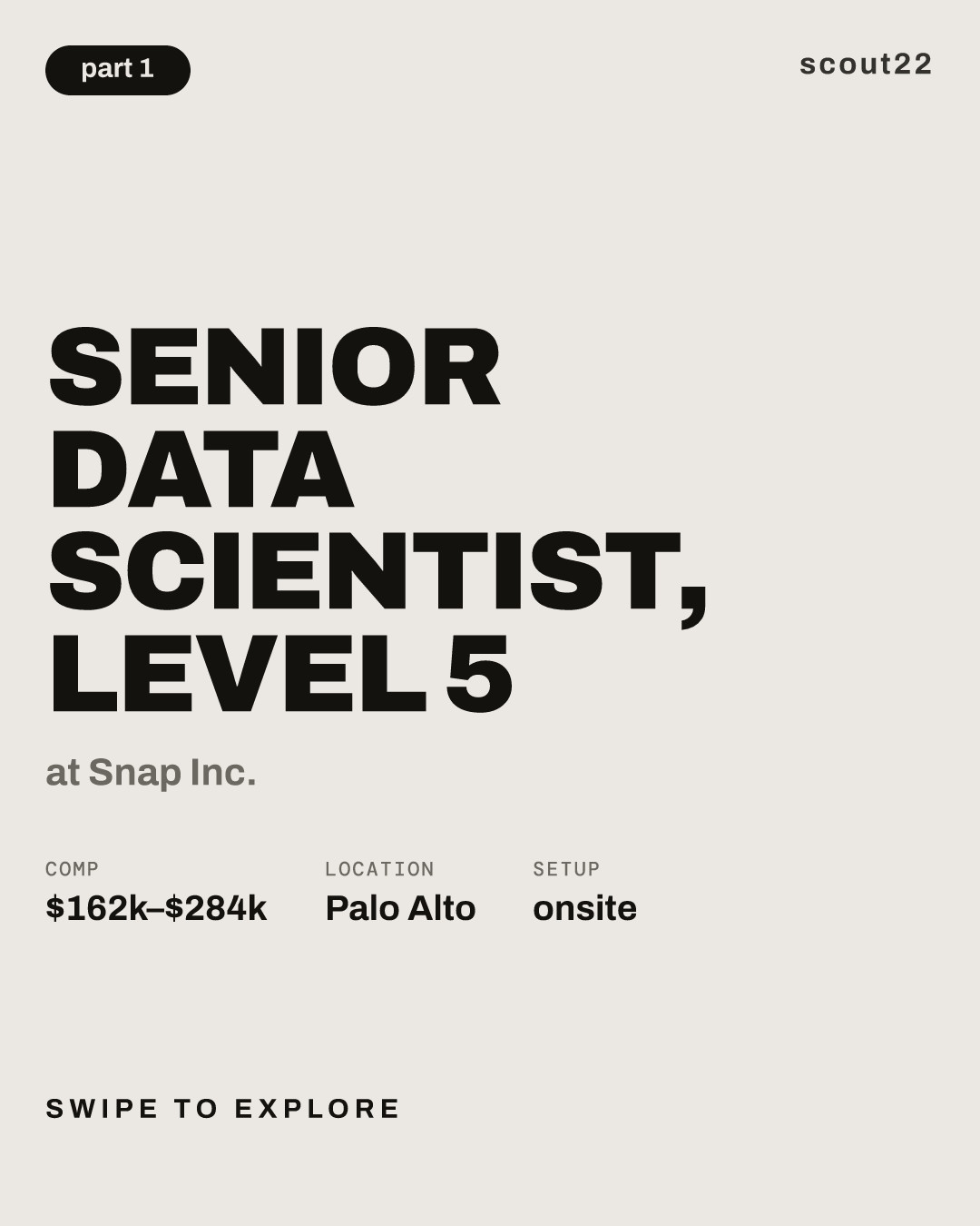 Senior Data Scientist, Level 5 at Snap Inc.
