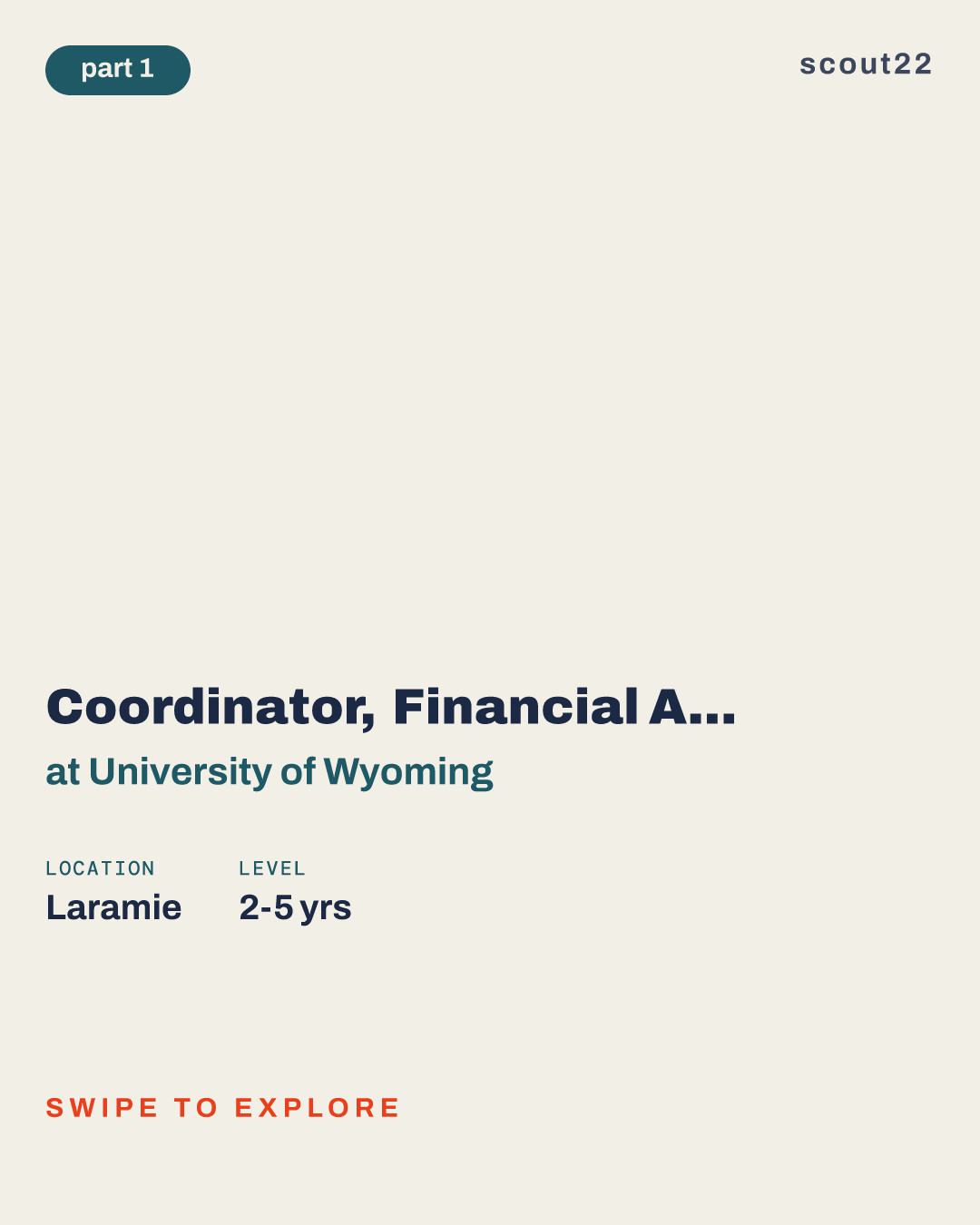 Coordinator, Financial Aid Programs - Student Financial Services at University of Wyoming