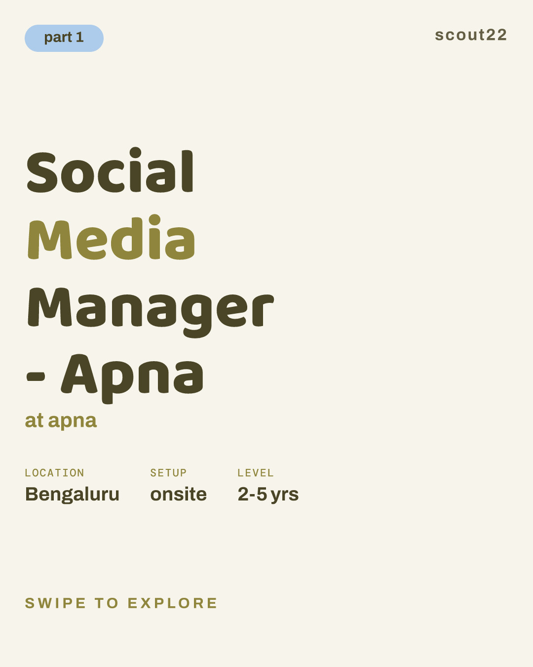 Social Media Manager - Apna at apna