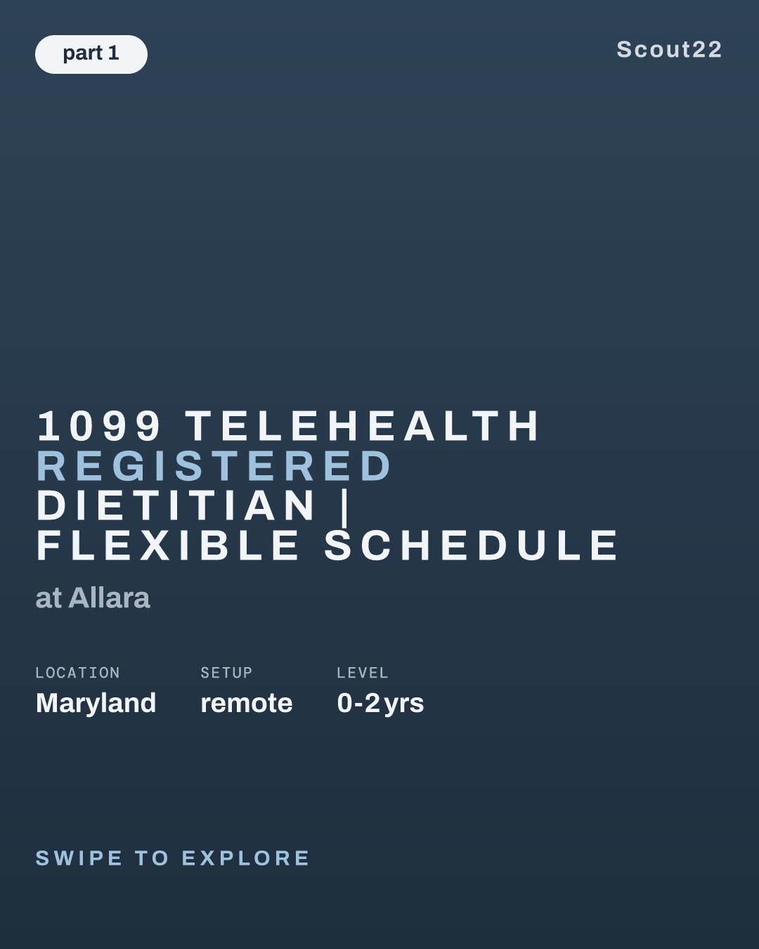 1099 Telehealth Registered Dietitian | Flexible Schedule at Allara