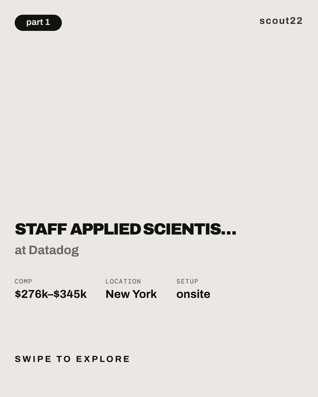 Staff Applied Scientist - Agentic Interfaces at Datadog
