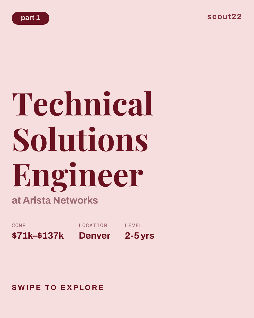 Technical Solutions Engineer at Arista Networks