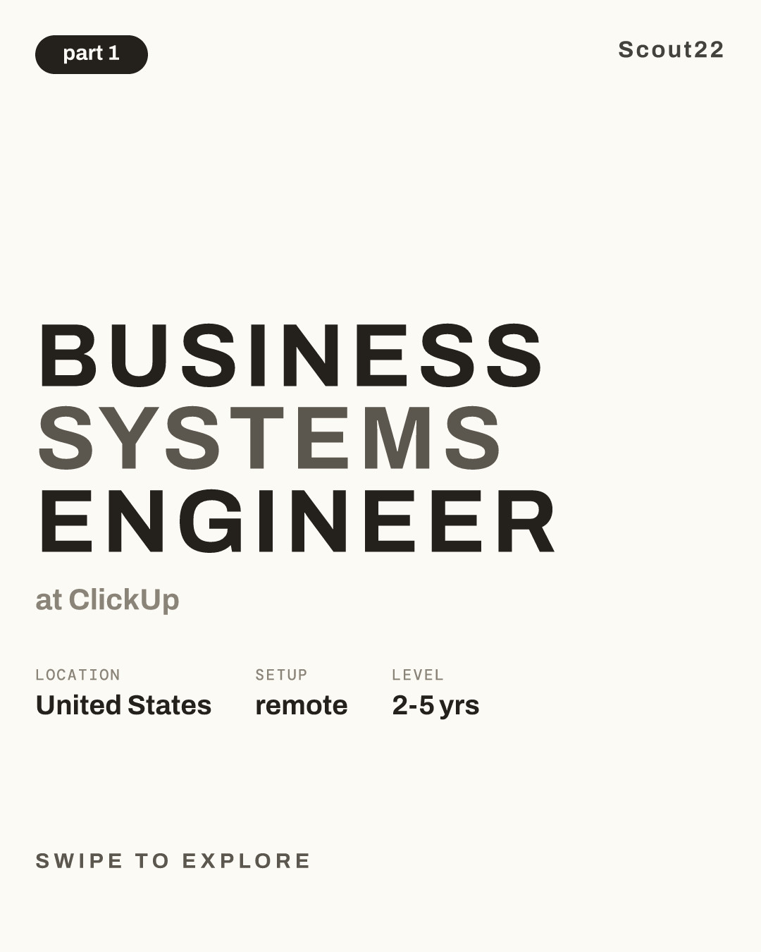 Business Systems Engineer at ClickUp