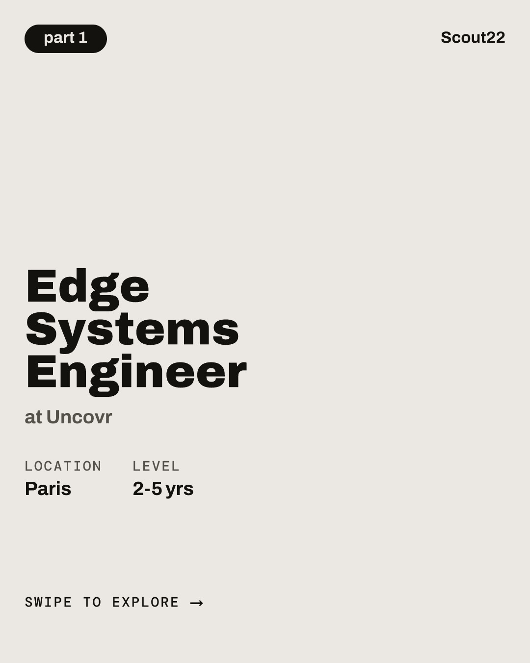 Edge Systems Engineer at Uncovr
